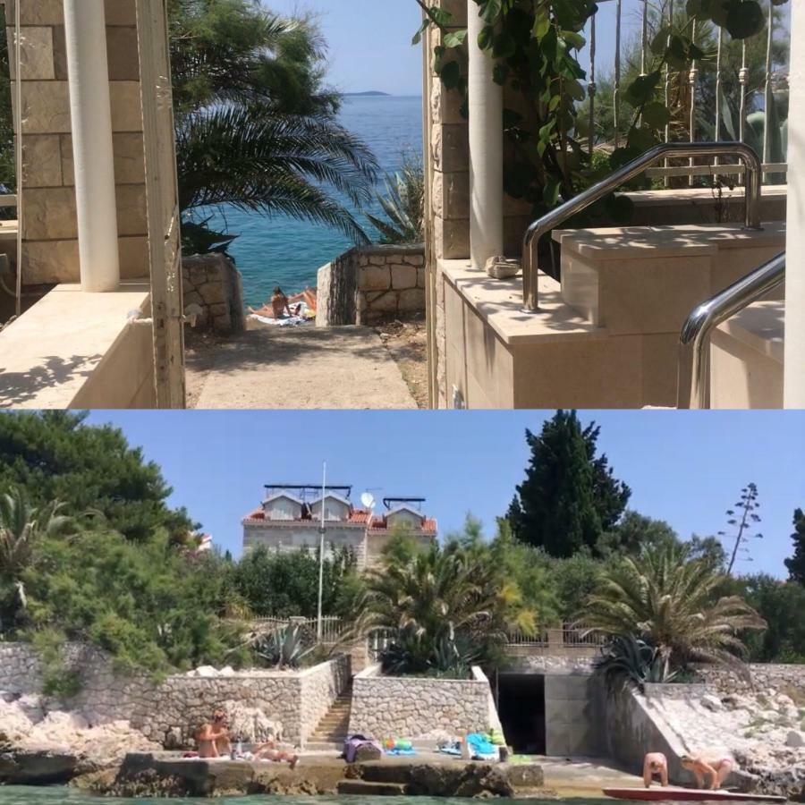 Luxury Seaside Villa With A Classic Mediterranean Olive Garden, A Fully Equipped Professional Kitchen, Pool, Sauna, Padle Boards And Canoe - Miolin Beach House Trogir Buitenkant foto